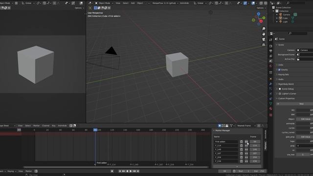 Blender Addon: Marker Manager смотреть онлайн