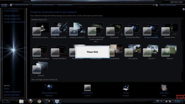 Windows 7 theme Rockstar смотреть онлайн