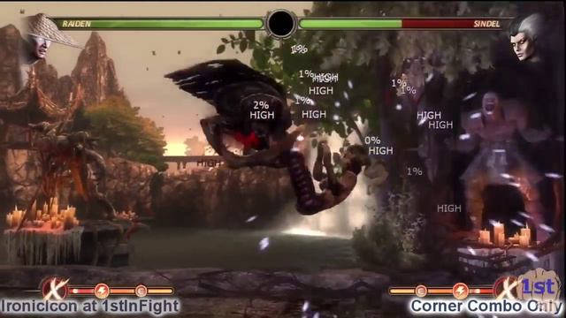 Mortal Kombat 9 Raiden Combos Raiden MK9 Tutorial