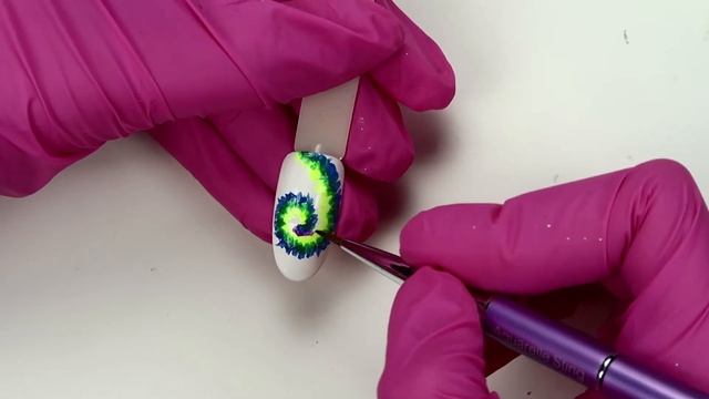 ??Rainbow Tie Dye nails ?? :: Hippie Style :: Odzia Swan смотреть онлайн