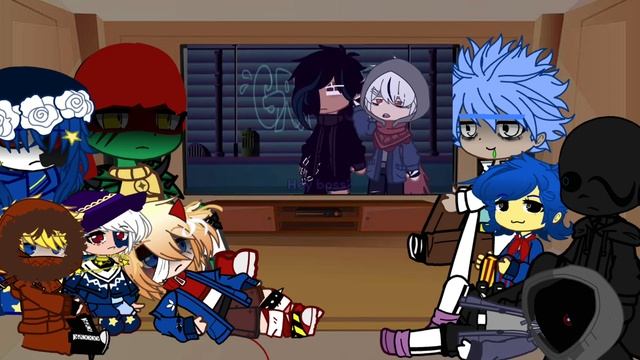 Fandoms react to nightmare(and his gang)⚠️flashing lights, cursing⚠️ смотреть онлайн