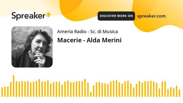 Macerie - Alda Merini смотреть онлайн
