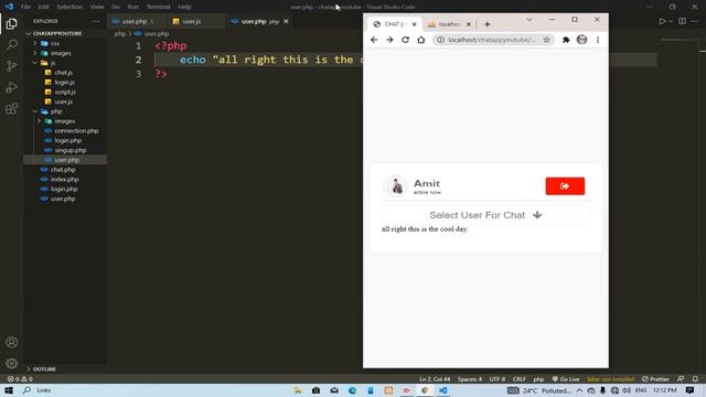 Show List Users || CHAT APP PHP || EXCELLENT CODE WITH AJ смотреть онлайн