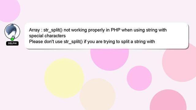 Array : str_split() not working properly in PHP when using string with special characters смотреть онлайн