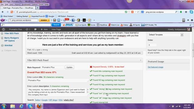 Promatrix Plus SEO Training for Wordpress Blogs смотреть онлайн