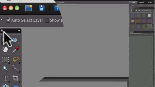 Photoshop Elements - How To Change Toolbar To 2 Columns смотреть онлайн