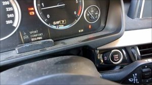 BMW X5 - F15, MY2015 – deactivation of auto start/stop system activation with ECO PRO driving mode