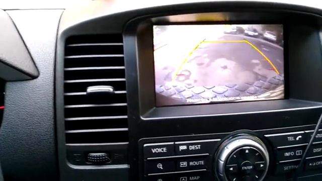 Передняя камера на Nissan Pathfinder смотреть онлайн
