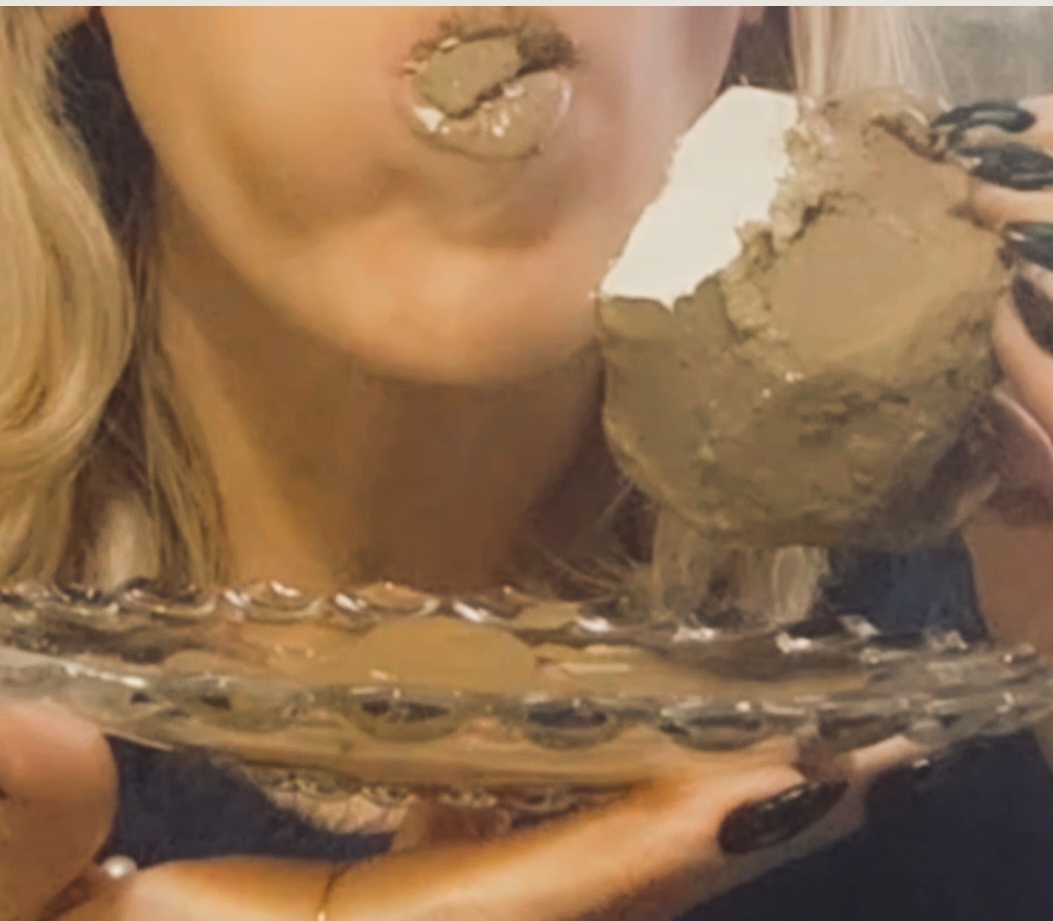 Мел в Глине//Хруст//asmr Crunch
