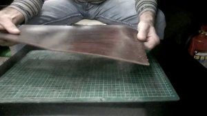 изделия из кожи ручной работы.Бахтарма финишируем