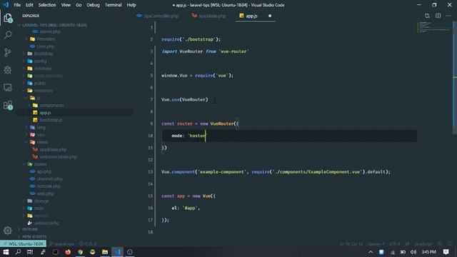 How to Setup Laravel 6 Vue SPA (Single Page Application) смотреть онлайн