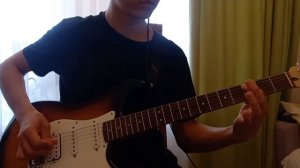 Песня без слов- В.Цой(кавер па электрогитаре)