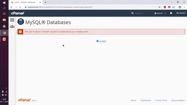 CPanel Add New User to MySQL Database смотреть онлайн