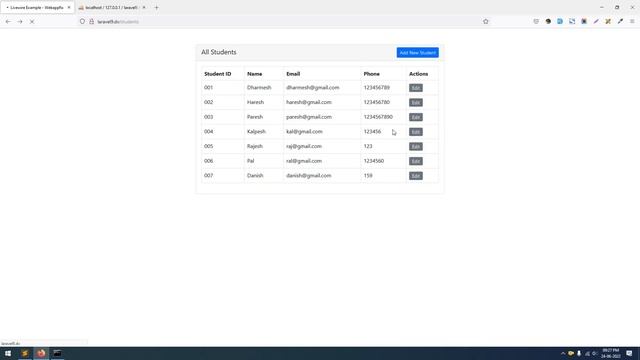 Laravel Livewire Crud | Laravel Livewire Update | Laravel Livewire Edit | Update Data | PART - 4 смотреть онлайн