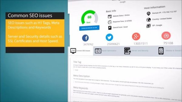SEO Hunt One Click Web Analyzer - PHP script
