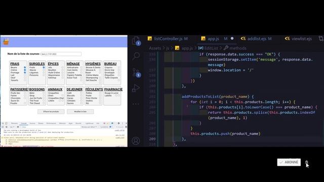 VueJS : Création d'une application de gestion de listes de courses #5 смотреть онлайн