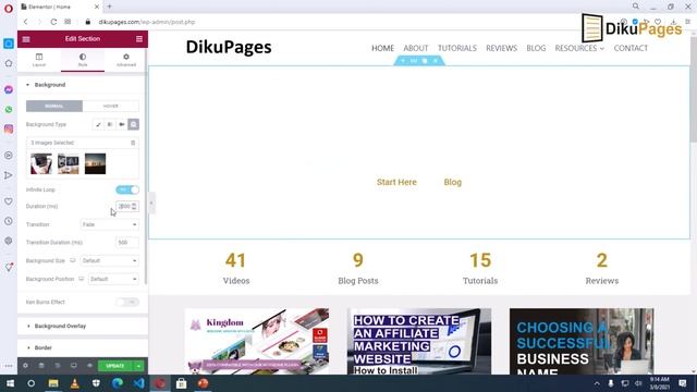 How to CREATE a Slideshow in WordPress Using ELEMENTOR смотреть онлайн
