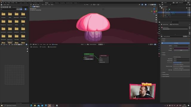 Basic Blender Toon / Cel Shader Tutorial 2D Grease Pencil + 3D Modelling смотреть онлайн