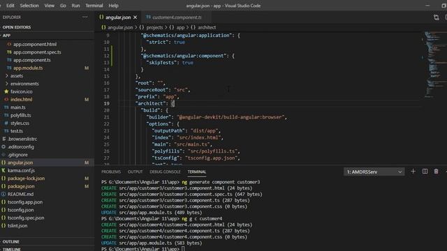 Description of Angular 11 architecture ,angular.json,package.json and main.ts in detail -tutorial # смотреть онлайн