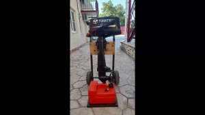 Схема тележки для лодочного мотора. Сделал своими руками