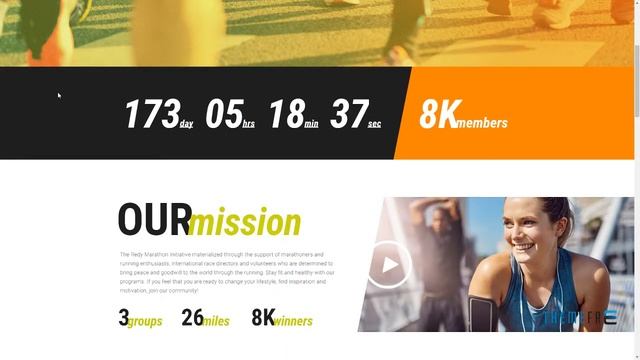 Redy Marathon and Sports WordPress Theme Cooper Clint смотреть онлайн