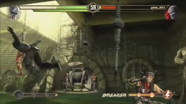 Mortal Kombat 9 Ranked online invisibLe TR vs getta 2013 PART 1 смотреть онлайн