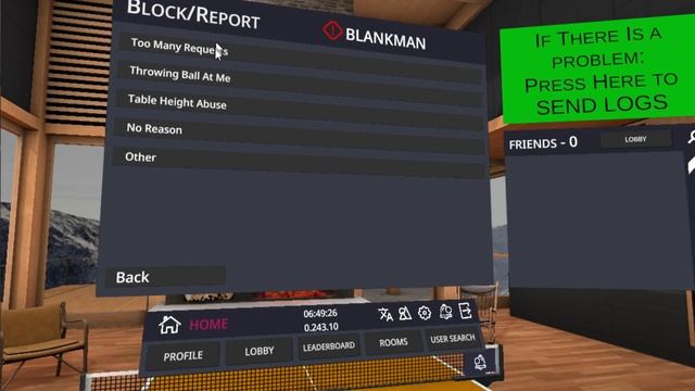 Eleven Table Tennis: Report and/or Block User Demo смотреть онлайн