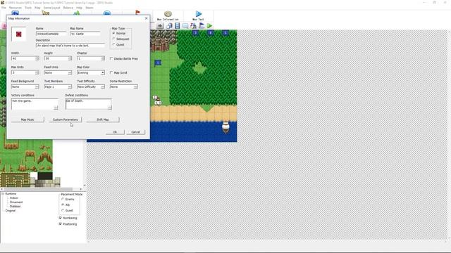 SRPG Studio Tutorial - Editing Map Properties and Changing the Resolution -Episode 2 SRPGS Tutorial смотреть онлайн