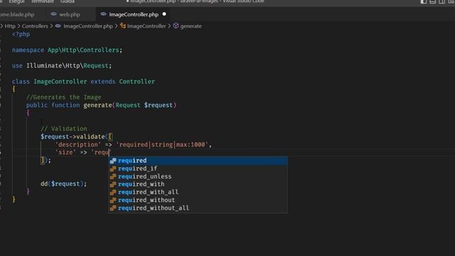 Create an AI Image Generator with Laravel 9 & Open AI (ITA) 2 - Form Route & Validation смотреть онлайн
