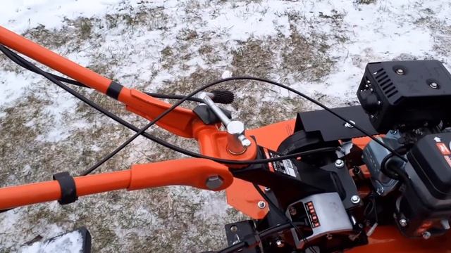 Мотоблок Патриот Кубань М зимой