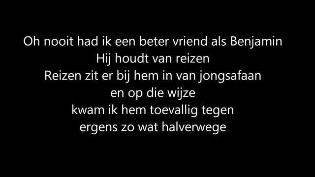 Louis Neefs - Benjamin lyrics video смотреть онлайн