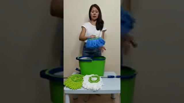 Универсальная система для влажной уборки с механической центрифугой смотреть онлайн