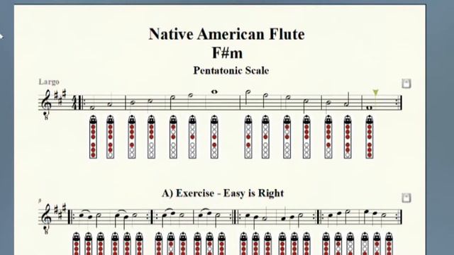 V1 - How to play the "F sharp minor Pentatonic Scale" on the F#m Native American Flute? смотреть онлайн