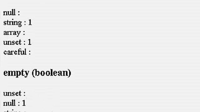 14. php - NULL and empty смотреть онлайн