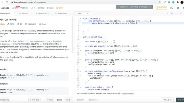 LeetCode Solutions | 1094 | Car Pooling смотреть онлайн