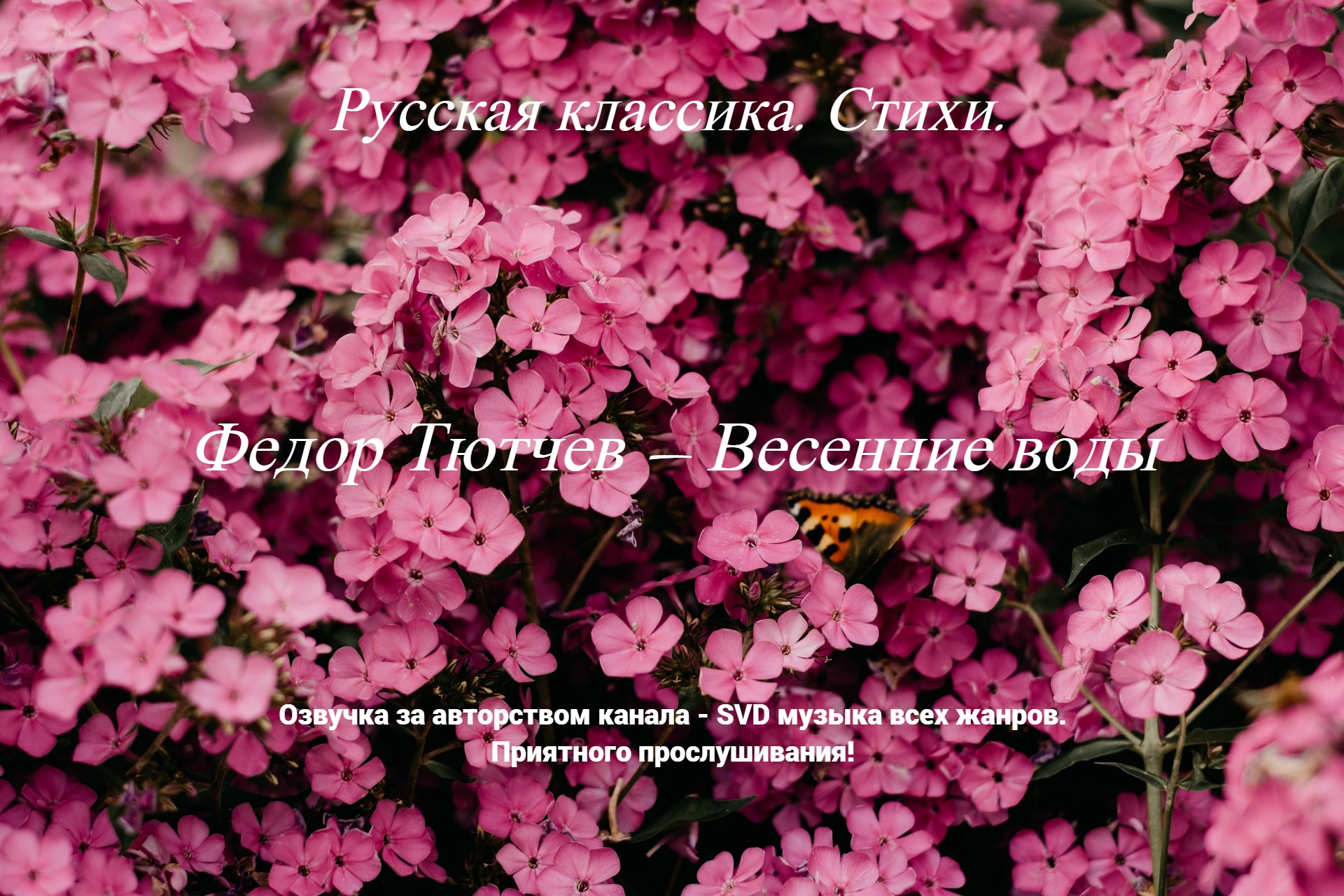 Русская классика. Стихи. — Федор Тютчев — Весенние воды. смотреть онлайн