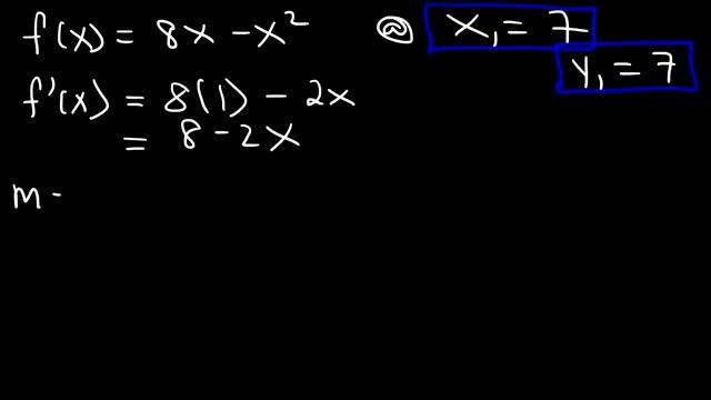How To Find The Equation Of The Tangent Line With Derivatives