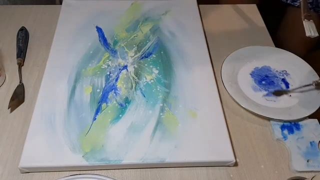 интерьерная картина/ Acrylic / абстракция акриловыми красками