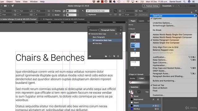 3. How To Add Paragraph Borders & Shading In Adobe InDesign CC смотреть онлайн