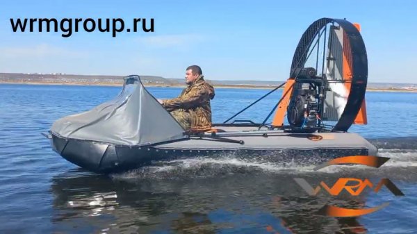 Аэролодки WRM  по воде (Lonchin 35 л. с.).