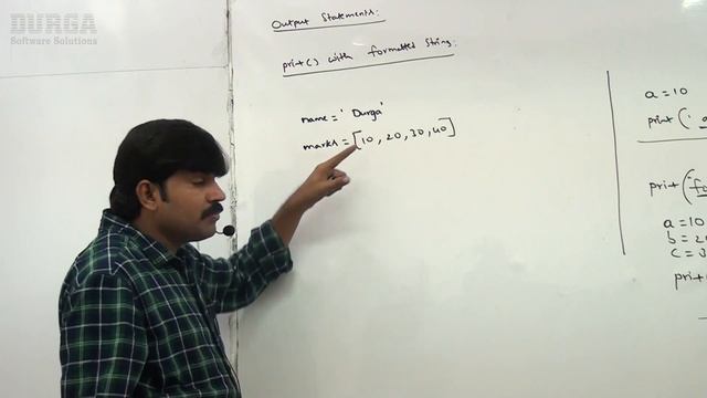 Python Tutorial || print() with formatted string || by Durga sir смотреть онлайн
