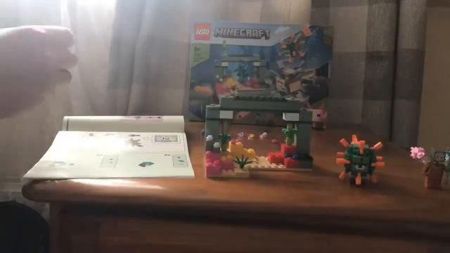 Lego Minecraft (21180) The Guardian Battle Construction Timelapse смотреть онлайн