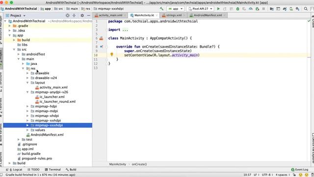 Learn Android Tutorial 2 with Techsial # Android Project Structure and Hierarchy смотреть онлайн