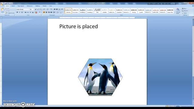 MS Word Tutorial - How to insert a picture into a shape смотреть онлайн