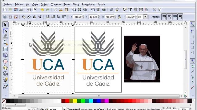 12 Tutorial de Draw de OpenOffice o LIbreOffice Vectorización automática con InkScape смотреть онлайн