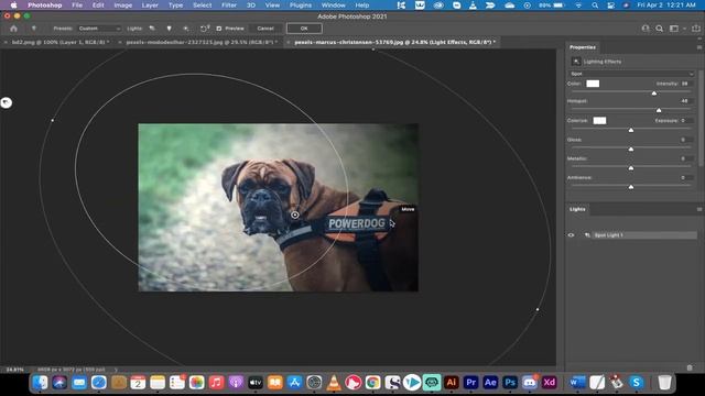 How To Create A Directional Light Effect - Photoshop CC 2021 смотреть онлайн