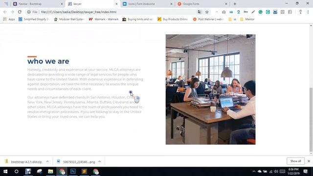 Workshop Lawyer PSD to Bootstrap Web Design & Development Course Tutorial | смотреть онлайн