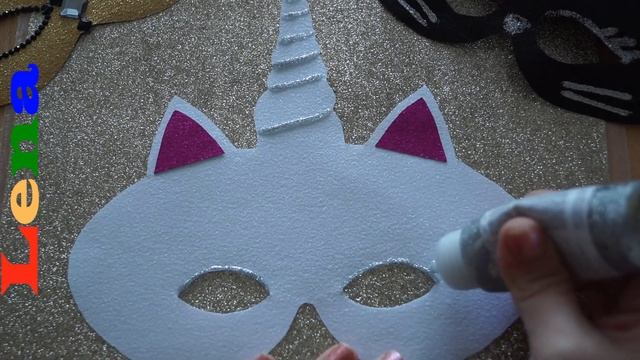 Einhorn Maske Basteln  ?  How To Make A Unicorn Mask ✂ как сделать маску единорога из бумаги