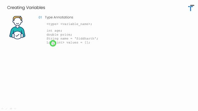 Dart var and dynamic variables | How to create variables in dart смотреть онлайн