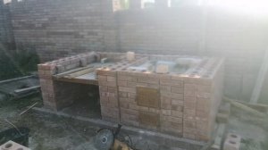 Лего Кирпич тм5Bricks Строим печь с казаном часть.